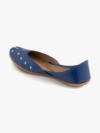 Sapphire Genuine Leather Punjabi Jutti for Women