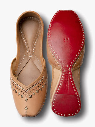 Hera Genuine Leather Punjabi Jutti for Women