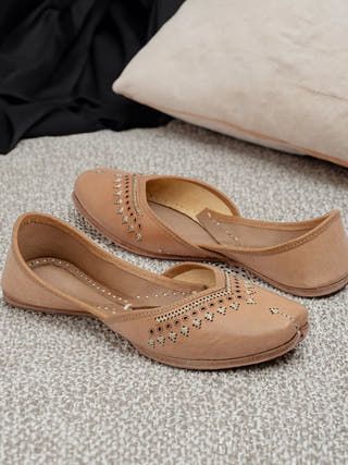 Hera Genuine Leather Punjabi Jutti for Women