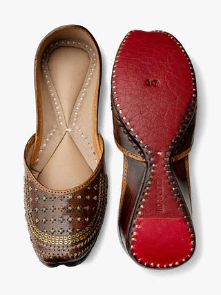 Sienna Genuine Leather Punjabi Jutti for Women