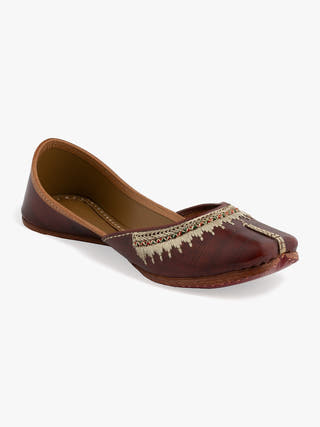 Regal Genuine Leather Punjabi Jutti for Women
