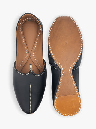 Black Panther Punjabi Jutti for Men