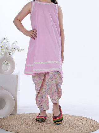 Liba Kurta Set Pink KALP