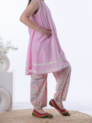 Liba Kurta Set Pink KALP