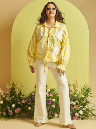 Lil Hearts Yellow Shirt