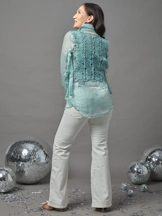 Freya Torquoise Blue Shirt