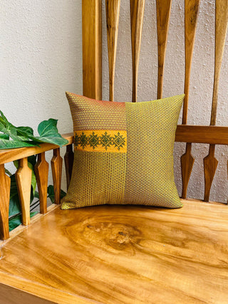 Swarna Kasuti Cushion Cover KaleNele