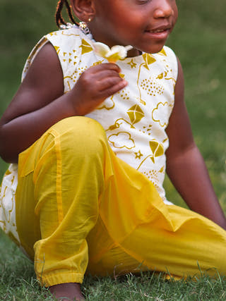 Organic Newborn Bag Patang Koi Angrakha Red Whitewater Kids