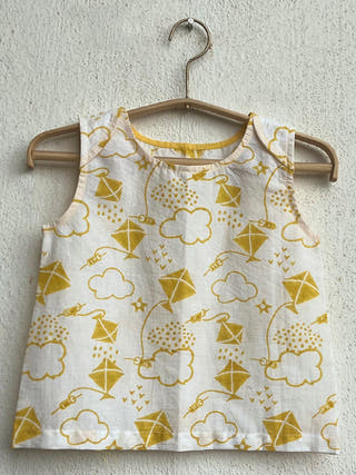 Kids Unisex Organic Koi Jhabla  Bag - Patang And Mint Koi Whitewater Kids