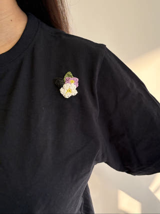 Indigo Floral Field T-Shirt