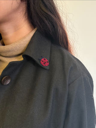 Noir Straight Fit Woollen Jacket