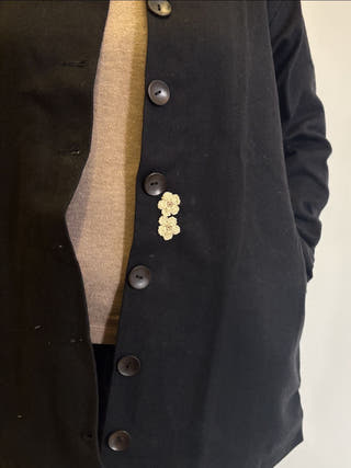 Noir Short Woollen Jacket