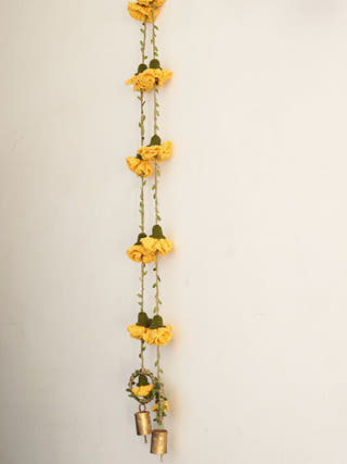 Yellow Marigold Hangings | Set of 2