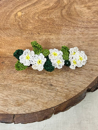 White Daisy Hair Clip Ikriit'm