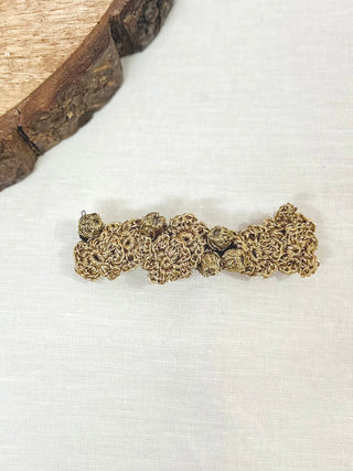 Golden flowers Hair Clip Ikriit'm