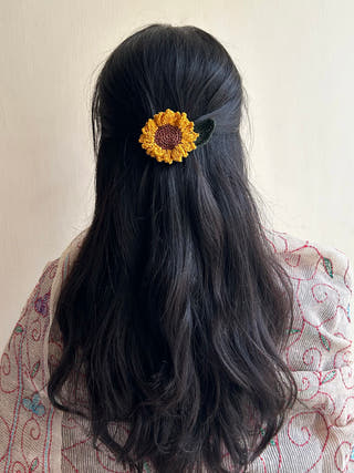 Sunflower Hair Clip(small) Ikriit'm