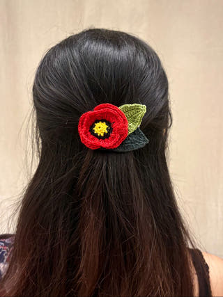 Poppy Hair Clip