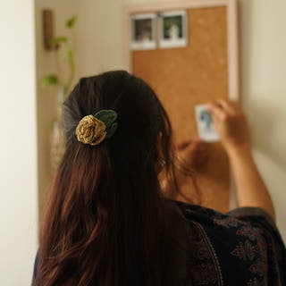 Zari Rose Hair Clip