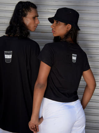 Monochrome - Kachra Crop Top