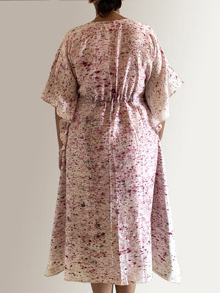 Pink Chanderi Cocktail dress BAGEEYA