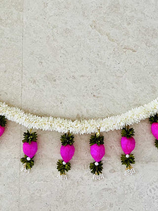 Kamal Ke Phool Festive Gota Bandarwal Toran Little Canvas