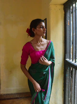 Kavya Modal Tie Blouse