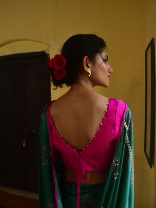 Kavya Modal Tie Blouse