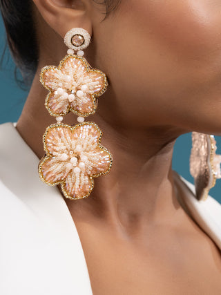 Khloe Pink Earrings Risham