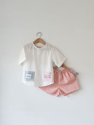 Warm Whiff Print Sleepover Party Kurta and Shorts Co-ord Set