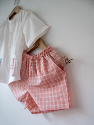 Warm Whiff Print Sleepover Party Kurta and Shorts Co-ord Set