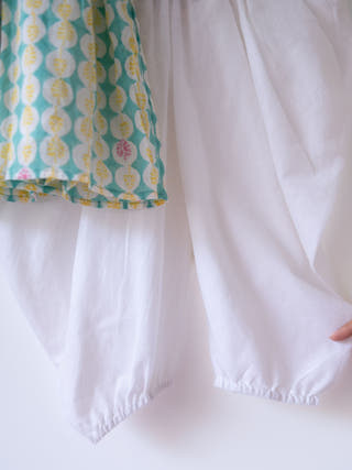 Rasa Green Monstera Print Kurta With White Cowl Dhoti Pants Set With Dupatta
