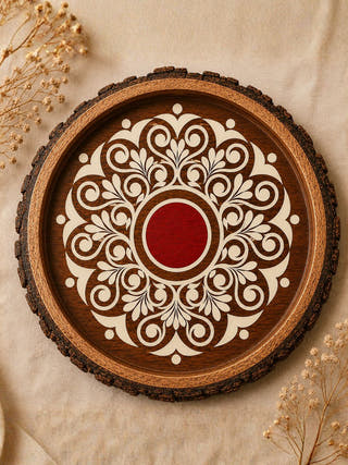 KumKum Alpona Tray