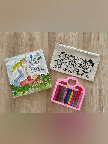 DIY Colouring Best Friends Pouch