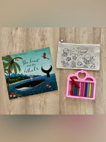 DIY Colouring Underwater World Pouch