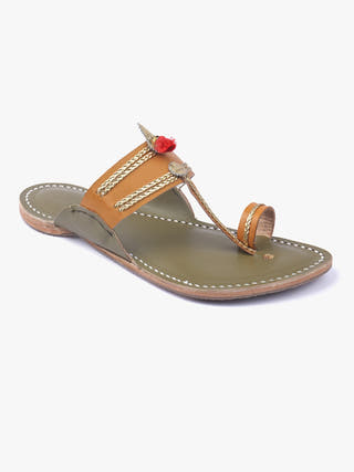 Wedding Two Toner Men Kolhapuri Chappal