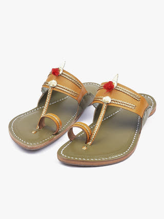 Wedding Two Toner Men Kolhapuri Chappal
