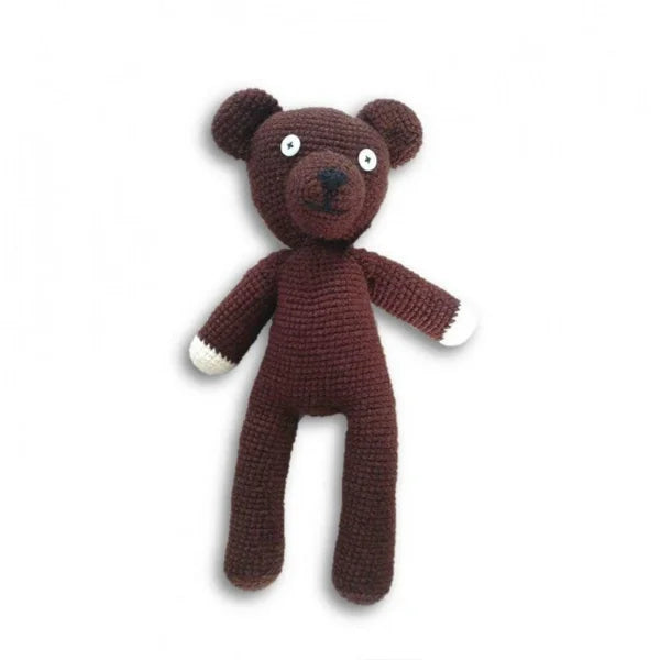 Handcrafted Crochet Mr. Bean s Teddy Sustainable Soft and