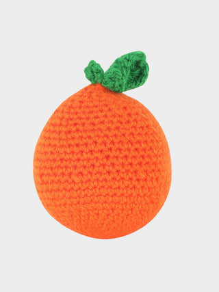 Crochet Orange Toy LOOP HOOP