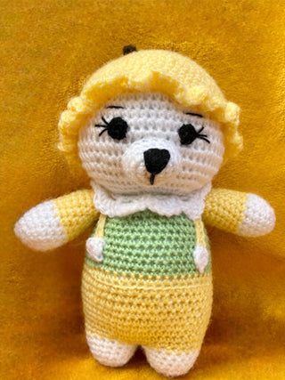 Crochet Polar Bear Toy LOOP HOOP