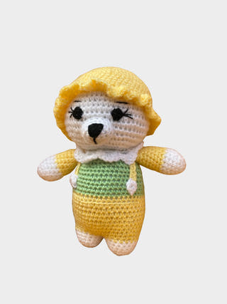 Crochet Polar Bear Toy LOOP HOOP