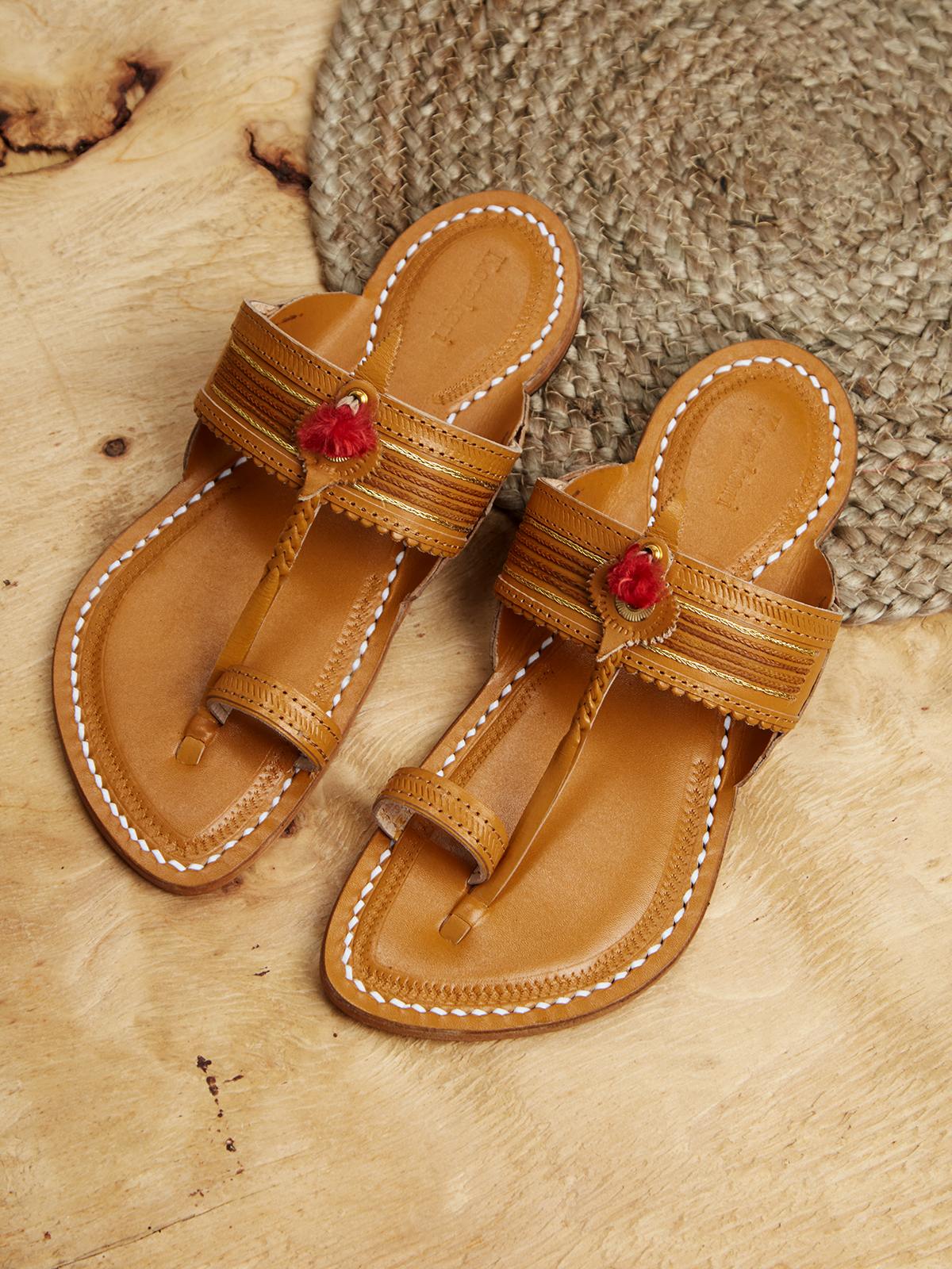Kolhapuri Chappal Chappal Factory Near Me Jari Braids Men