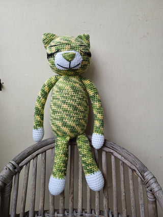 Amigurumi Large Sleepy Cat Crochet The Hobbyt