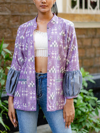 Juliet Jacket Lavender KRUSHNACHUDA