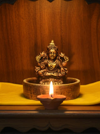 Goddess Laxmi Bowl Diya