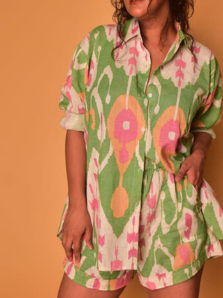 Lily Co-ord Set Green Why So Blue