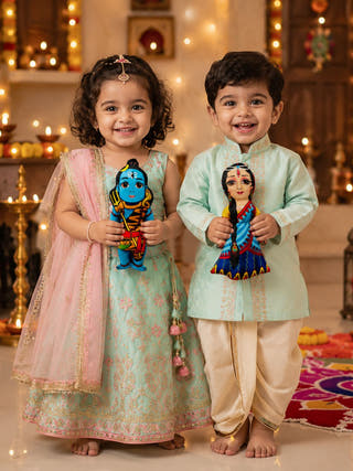 Lord Shiva & Goddess Parvati Plush Dolls