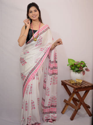 Gajdevi Modal Silk Saree