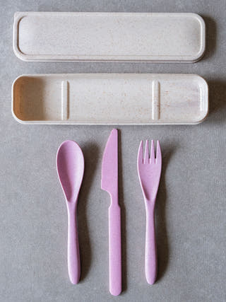Wheat Straw Cutlery Set Irida Naturals