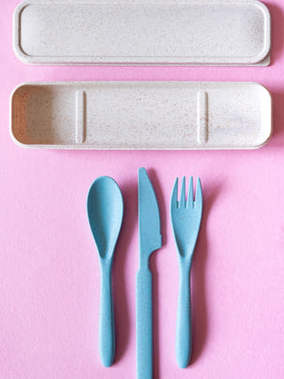 Wheat Straw Cutlery Set Irida Naturals