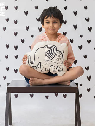 A Stomping Elephant Cotton Shirt